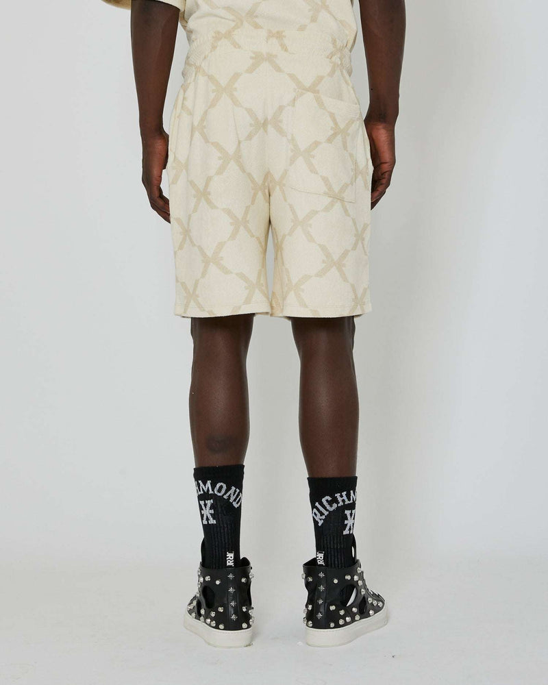 Bermuda shorts with pattern ton sur ton