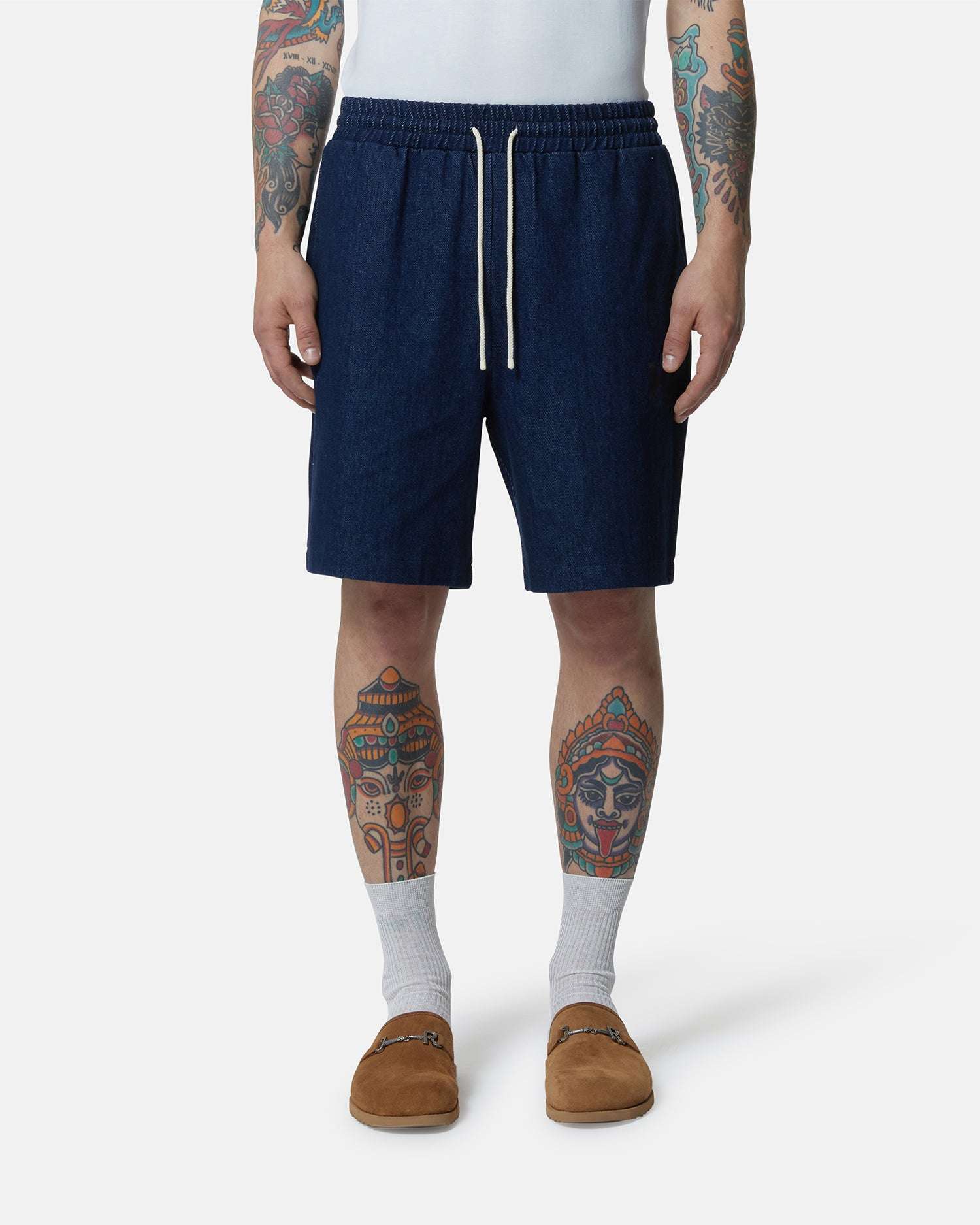 Bermuda con vita elasticizzata e coulisse regolabile Bermuda