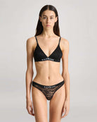 Bipack di perizoma in pizzo ricamato