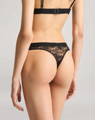 Bipack di perizoma in pizzo ricamato