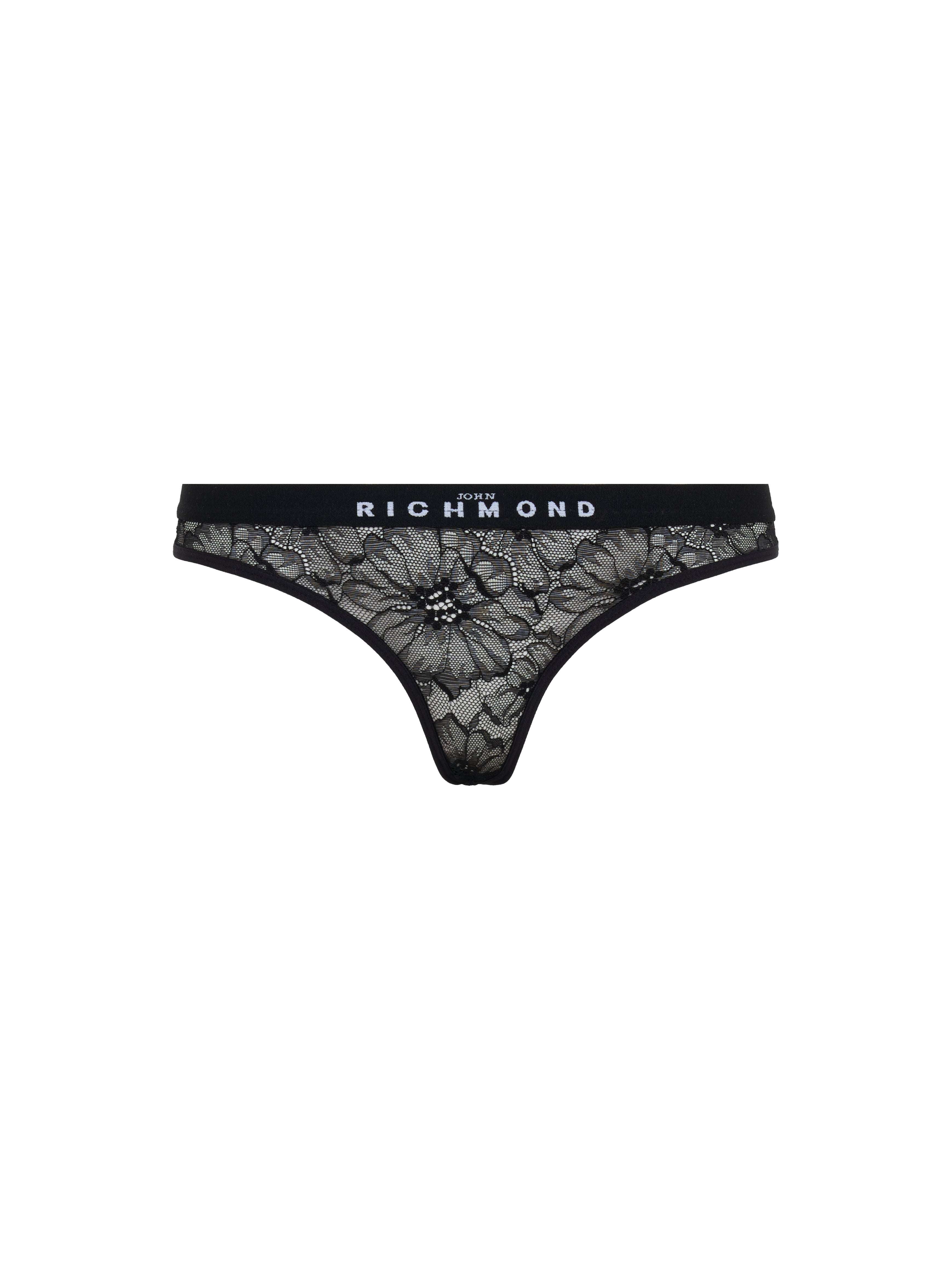 Bipack di perizoma in pizzo ricamato