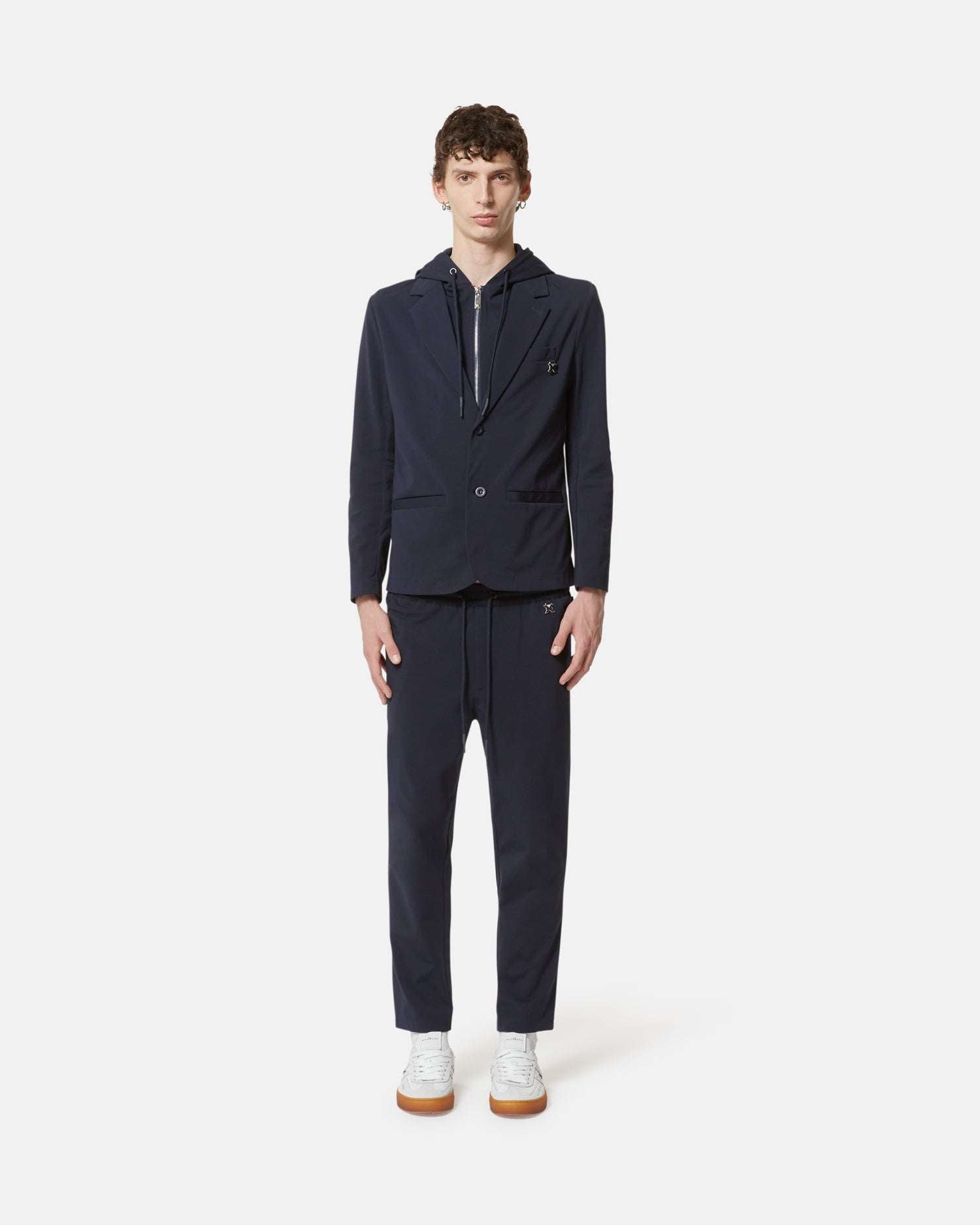 Casual Blazer with Integrated Hood Blazer