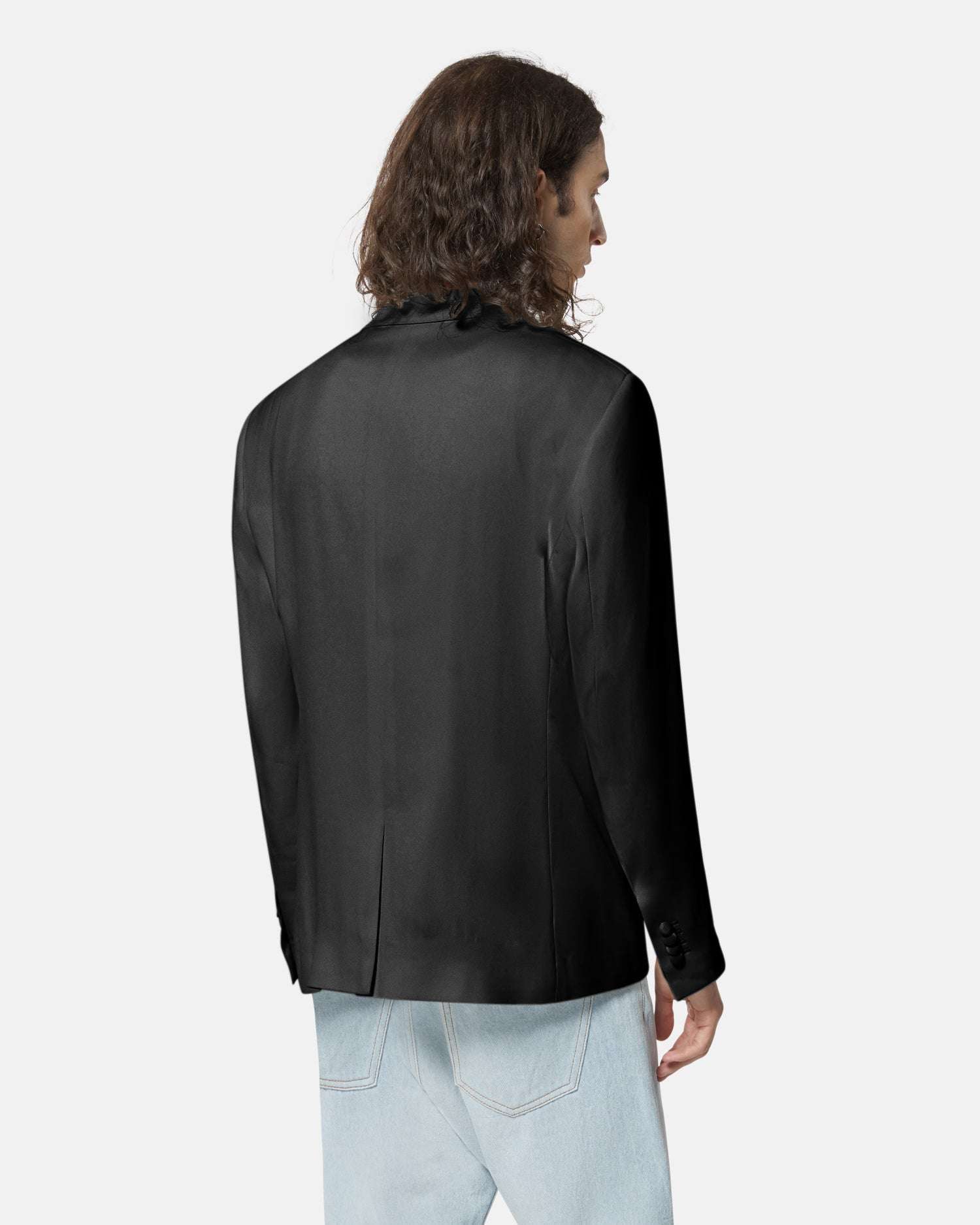 Blazer bianco rever ricamato Blazer