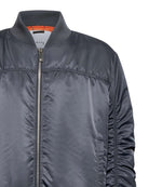 Bomber uomo con zip e maniche arricciate Capispalla