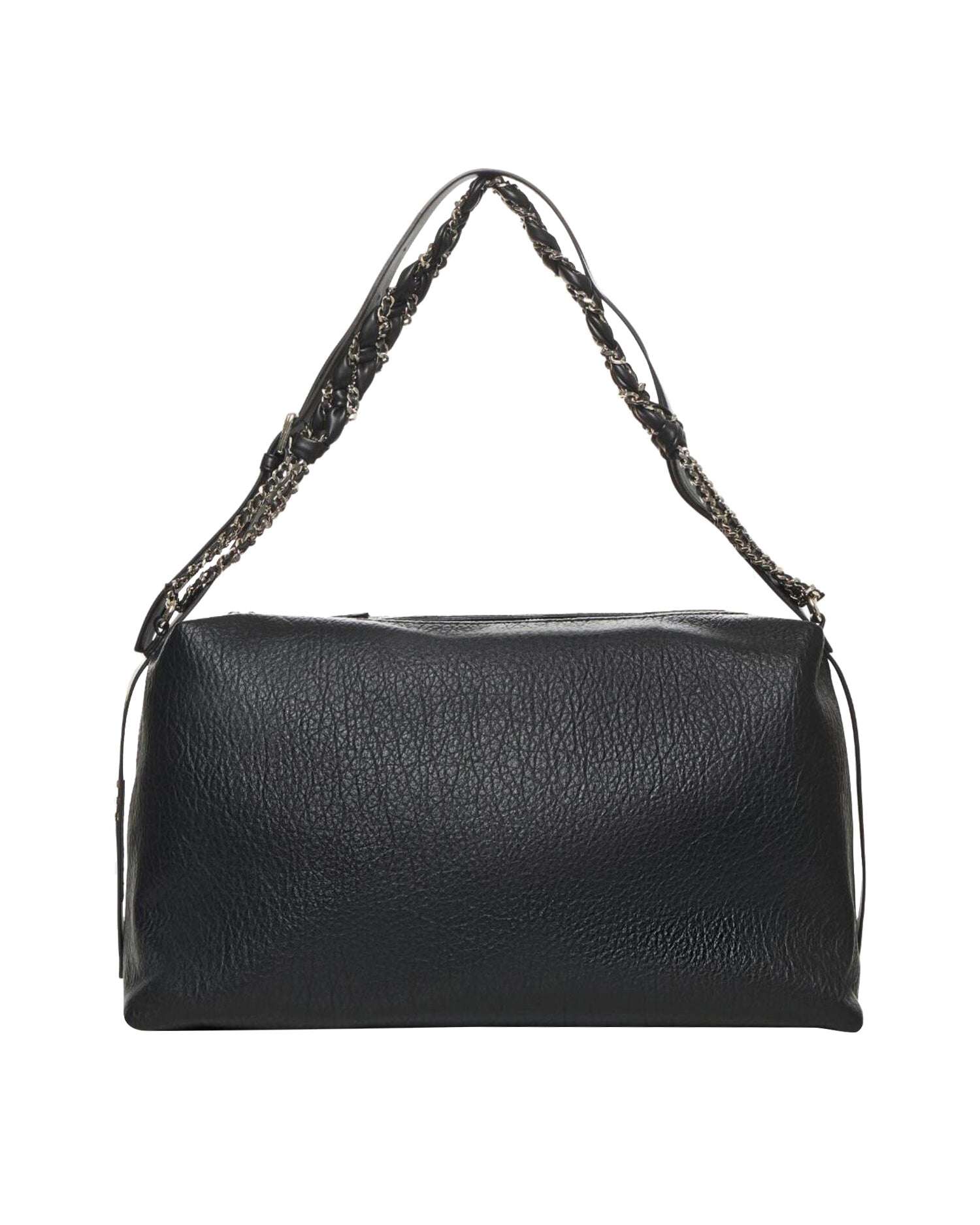 Borsa a mano elegante con finitura luminosa Borsa