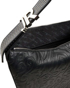 Borsa a spalla dal design inciso con dettagli sofisticati Borsa