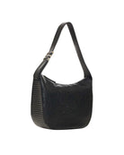 Borsa a spalla dal design inciso con dettagli sofisticati Borsa