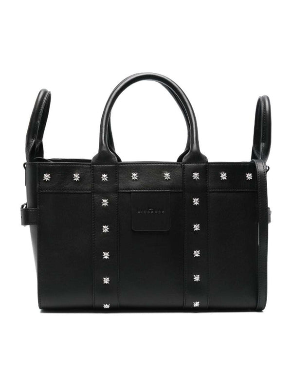 Bag with studs and logo