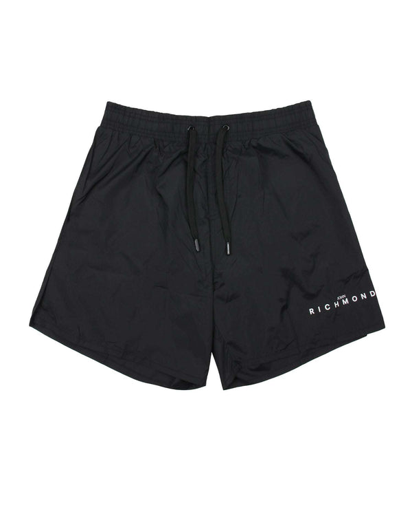Boxer shorts with contrasting logo