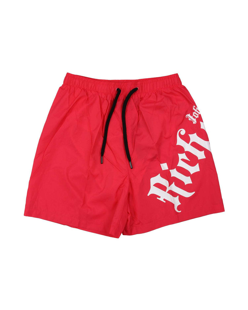 Boxer shorts with contrasting logo
