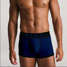 Boxer vita bassa con cuciture a contrasto