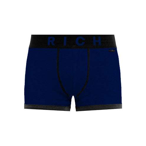 Boxer vita bassa con cuciture a contrasto