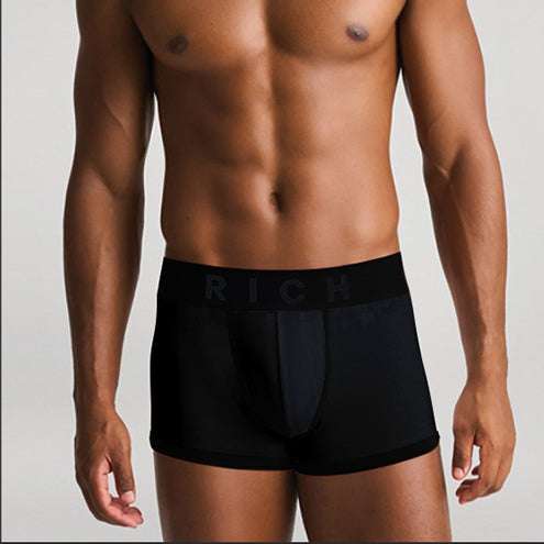 Boxer vita bassa con cuciture a contrasto
