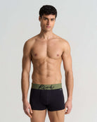 Boxer vita bassa in cotone pettinato con logo RICH UnderwearIntimo