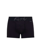 Boxer vita bassa in cotone pettinato con logo RICH UnderwearIntimo
