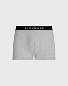 Boxer vita bassa in cotone pettinato con logo UnderwearIntimo
