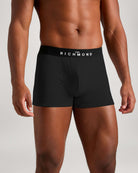 Boxer vita bassa in cotone pettinato con logo UnderwearIntimo