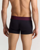 Boxer vita bassa in cotone pettinato con logo UnderwearIntimo