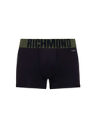 Boxer vita bassa in cotone pettinato con logo UnderwearIntimo
