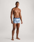 Boxer vita bassa in cotone pettinato fantasia denim UnderwearIntimo