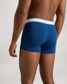 Boxer vita bassa in cotone pettinato fantasia denim UnderwearIntimo