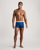 Boxer vita bassa in cotone pettinato fantasia denim UnderwearIntimo