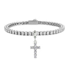 Bracciale Tennis da Donna in Titanio con Diamanti Lab-Grown