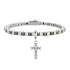 Bracciale Tennis da Donna in Titanio con Diamanti Lab-Grown