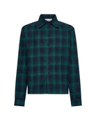Genderless checked shirt with classic collar and button closure Shirt
