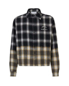 Camicia check con effetto degrad&eacute; Camicia