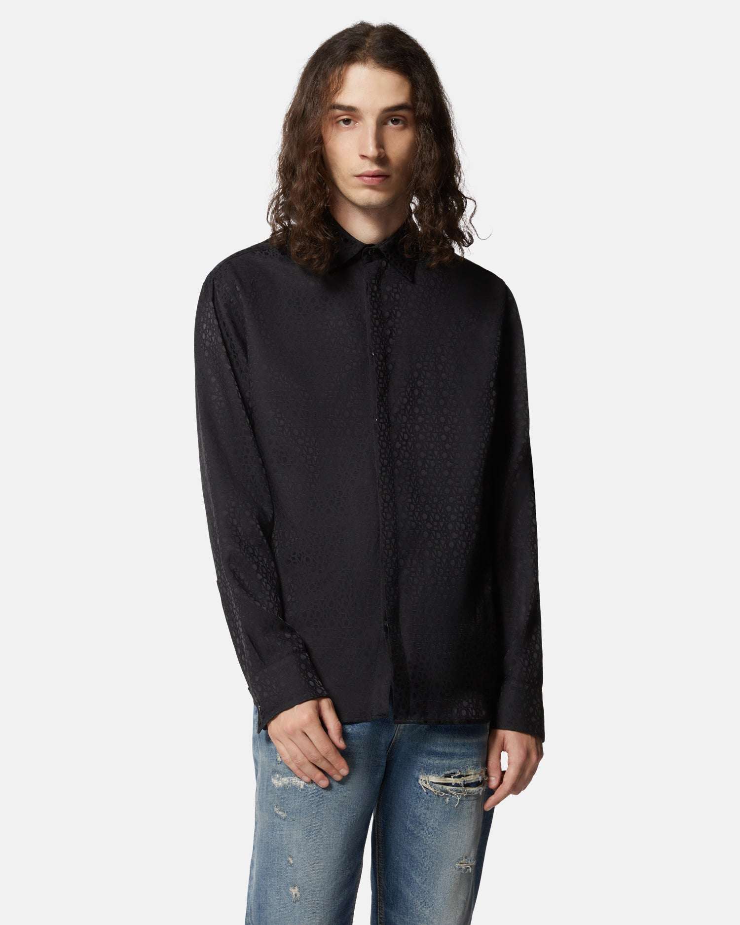 Camicia nera uomo Camicia