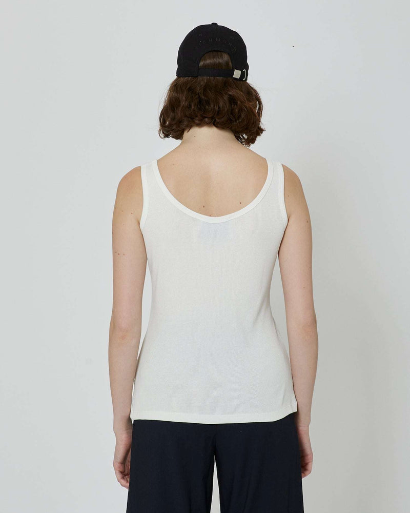 Tank top with mini logo on the front