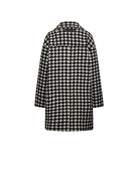 Cappotto doppiopetto con motivo pied de poule &ndash; Stile iconico e ricercato Capispalla