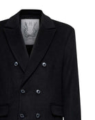 Double-breasted coat with flap pockets Outerwear