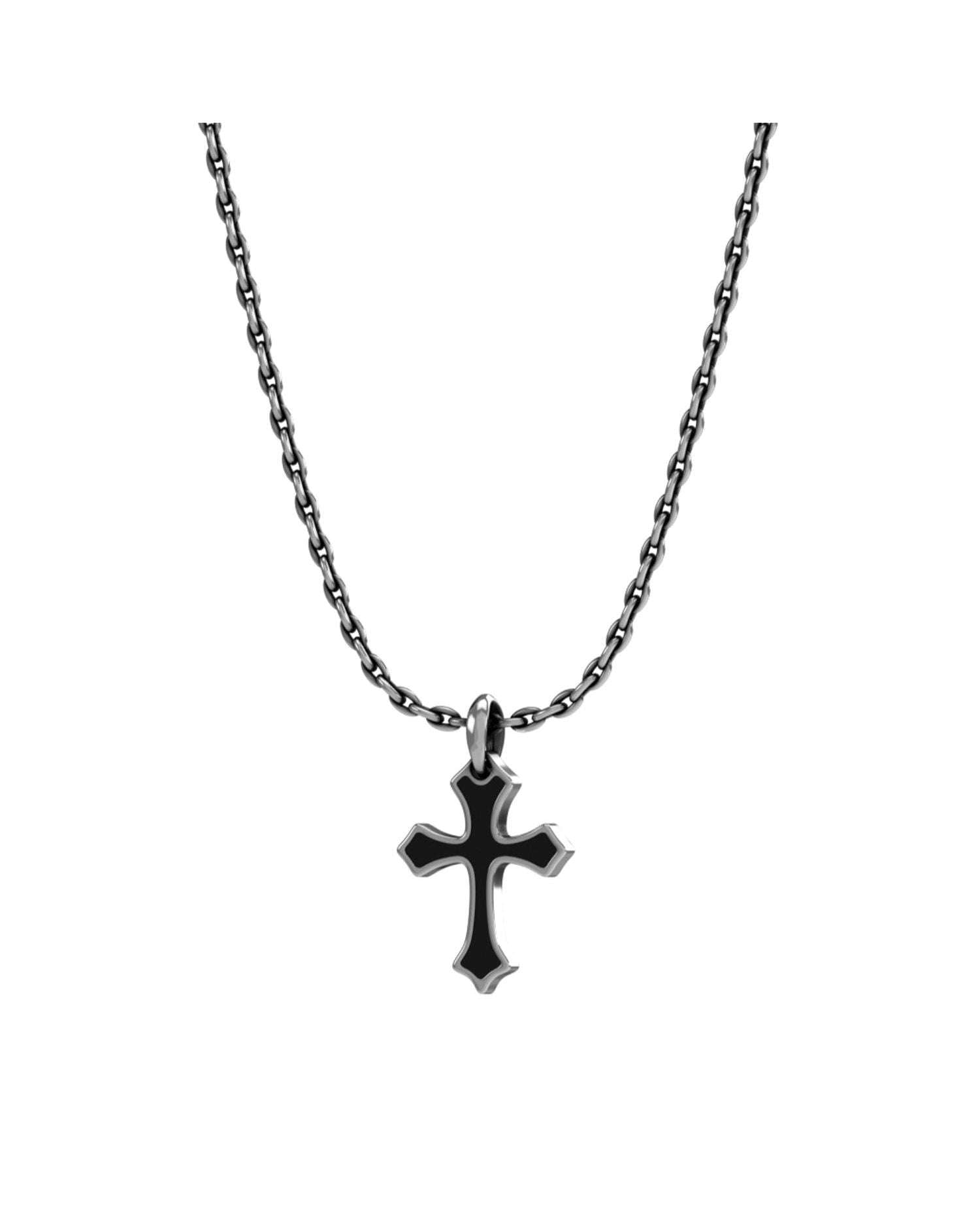 Necklace with stylized cross