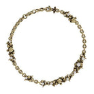 Collana con dettagli in metallo e cristalli