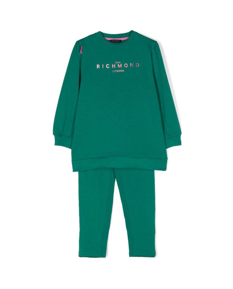 Sweatshirt and trousers set with logo