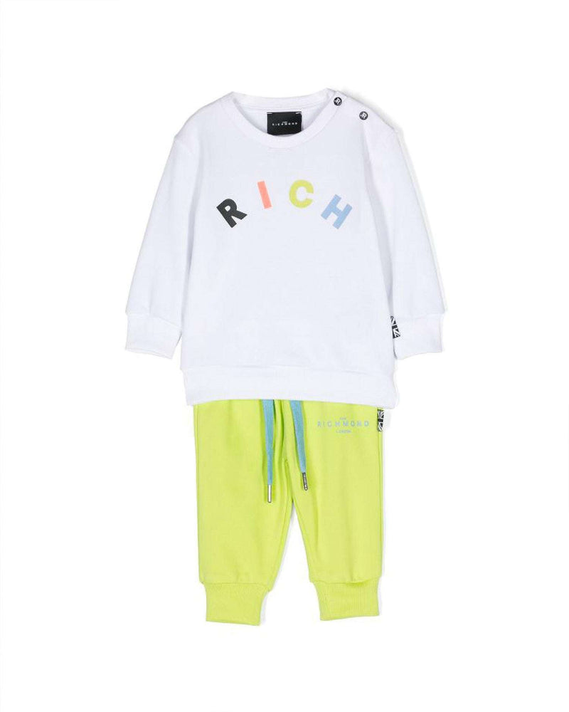 Logo sweatshirt set and trousers with logo