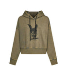Richmond X Sweatshirt with hood and front graphic