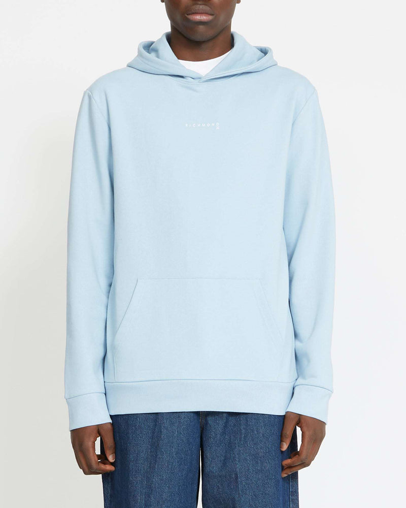 Hoodie with contrasting logo
