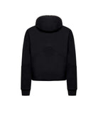 Sweatshirt with hood and embroidered front logo. Sweatshirt