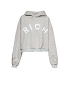 Felpa con Cappuccio e Scritta Frontale Felpa