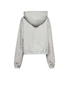 Felpa con Cappuccio e Scritta Frontale Felpa