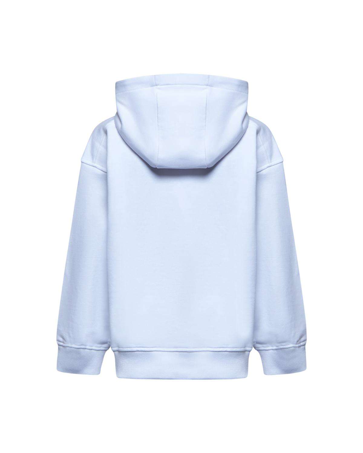 Felpa con cappuccio e scritte multicolor Felpa