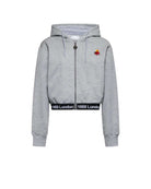 Zip hoodie with iconic details. Sweatshirt