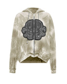 Sweatshirt with zip and hood. Sweatshirt