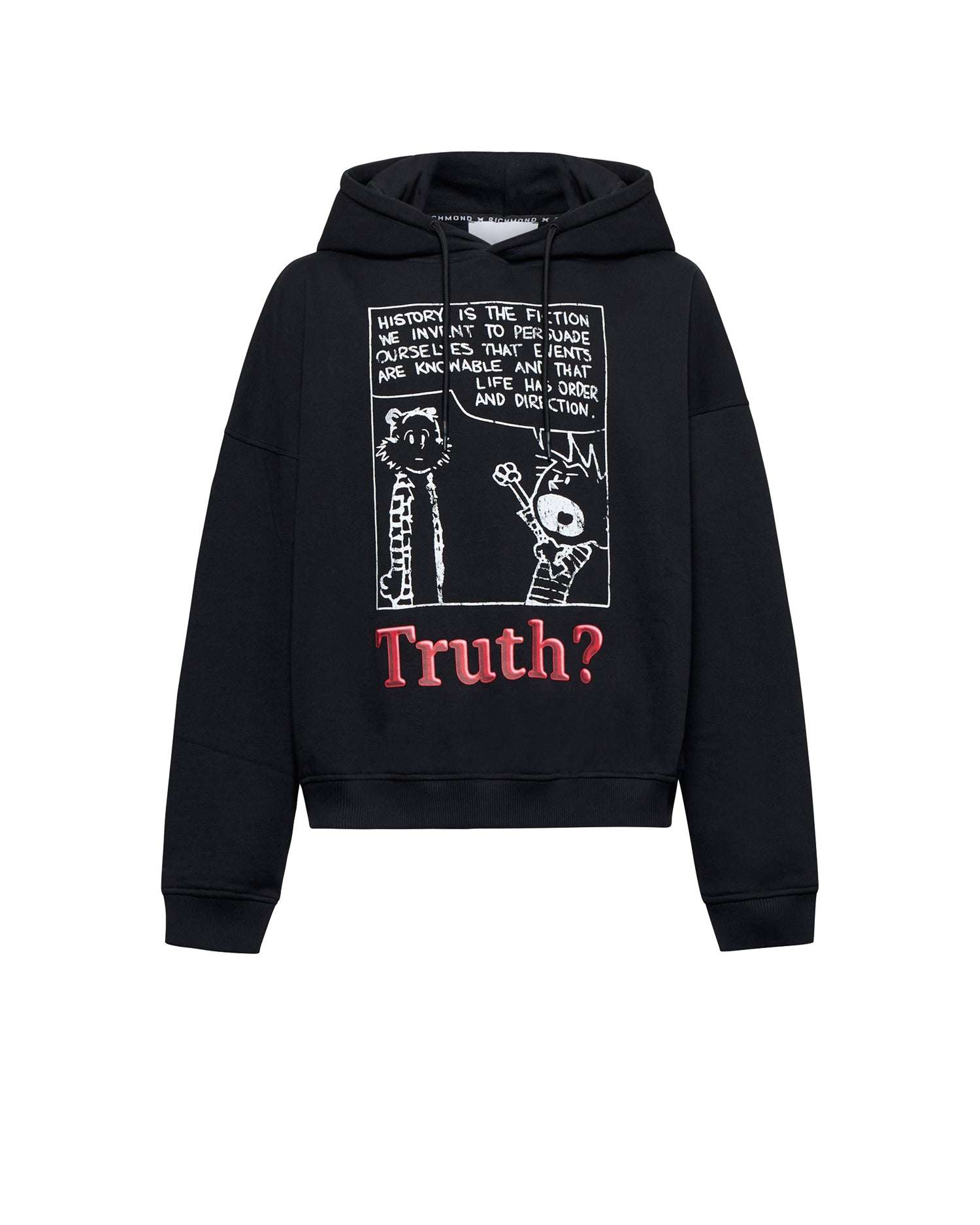 Felpa con Cappuccio Richmond Stampa &amp;ldquo;Truth?&amp;rdquo; Felpa