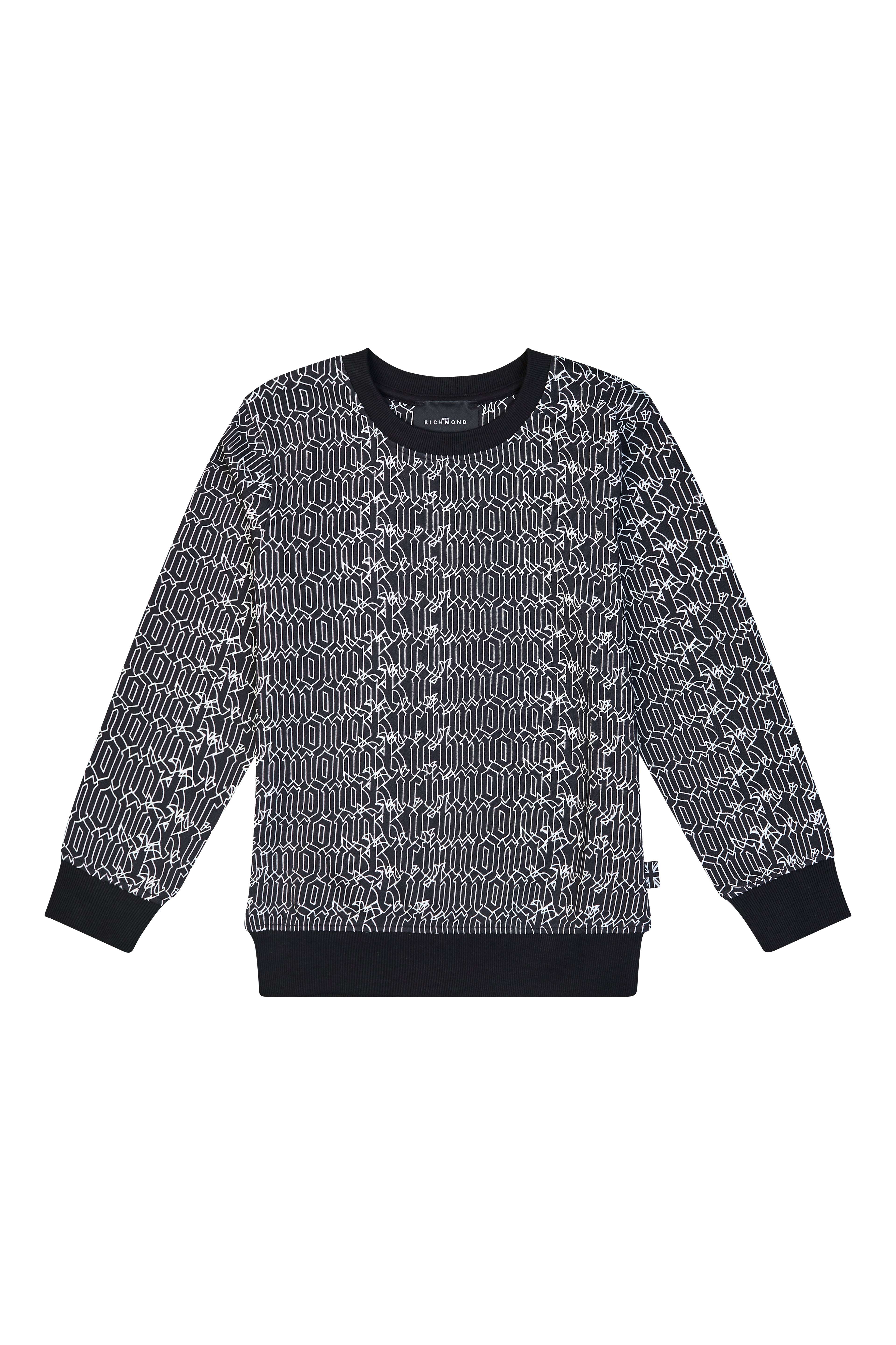 Felpa con Pattern All-Over Felpa