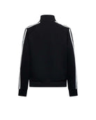 Felpa sportiva con zip e bande laterali Felpa