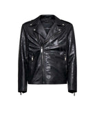 Giacca biker con zip asimmetrica Capispalla
